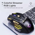 thumbnail image 4 of Kuymtek iMice GW-X7 7 Botones 2.4G RGB Ratón inalámbrico Silencio Ergonómico Gaming Office Ratones, 4 of 9