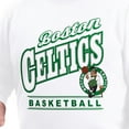 thumbnail image 5 of Men's G-III Sports by Carl Banks White Boston Celtics Adaptive Headliner Fleece Crewneck Sweatshirt, 5 of 6