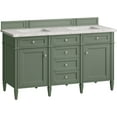 thumbnail image 2 of James Martin Vanities 650-V60d-3Ejp Brittany 60" Double Basin Poplar Wood Vanity Set -, 2 of 7