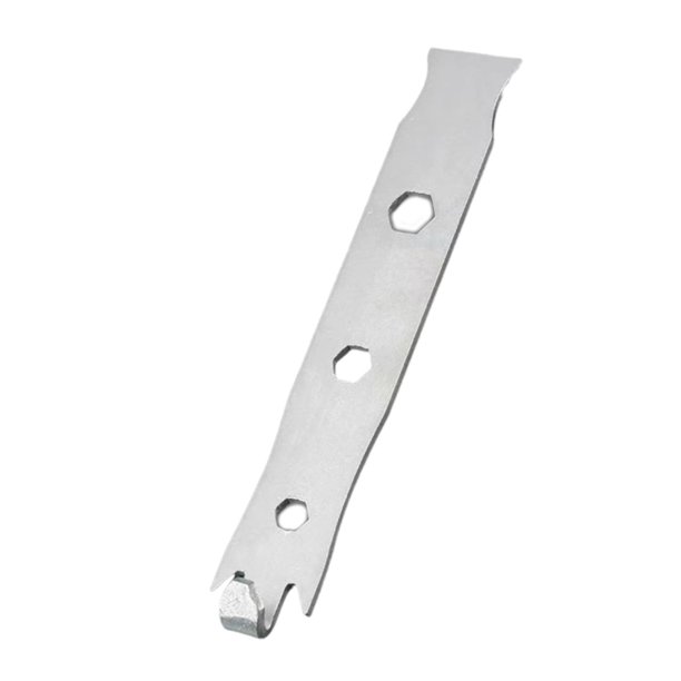Alambre de cerca retorcido para clips de postes en T, 3 orificios de 6/8/10 mm, práctico, lo suficientemente fuerte como para torcer cualquier alambre 15 cm x 25 cm
