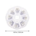 thumbnail image 2 of Milisten 160pcs Sewing Machine Needles Heavy Duty Shenda Needles Metal Silver, 2 of 7