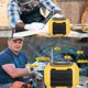 thumbnail image 4 of Radio bocina Mellif inalámbrica AM/FM para batería DeWalt 20V, 4 of 9