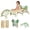 Green 4498#, variant on Garvee Foldable Triangle Climbing Set 7 in 1 Indoor Playground Jungle Gym Toddler Wooden Indoor Climbing Toy with Arch Ramp Ladder Gift for Boys Girls