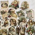 thumbnail image 1 of 36 Uds pegatinas navideñas de Estilo Vintage DIY base para álbum de recortes collage móvil diario álbum de fotos decoración de regalo, 1 of 4