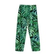 thumbnail image 5 of Balery Men'S Monstera Leaves Pants,Sleepwear Pants,Pajama Pants,Pj Bottoms Drawstring And Pockets-X-Large, 5 of 9