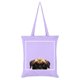 thumbnail image 1 of Inquisitive Creatures - Bolso estilo tote diseño de un perrito Pug (Lila), 1 of 3