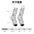 thumbnail image 3 of Fotbe Pandas Calcetas Largas con Estampado para Hombre y Mujer – Calcetas de Compresión Transpirables y Elásticas, Viajar y Uso Diario Talla 5-11, 3 of 6