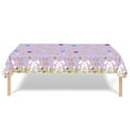 thumbnail image 7 of Easter Party Tablecloth and Disposable Paper Tableware Set, Spring Bunny Eggs Design for Holiday Celebration and Family Gathering, 7 of 7