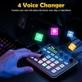 thumbnail image 4 of All-in-One Audio Mixer for Gamers & Streamers, Facmogu G9 Pro Sound Card Interface: XLR/3.5mm Input, Bluetooth 5.0, 48V Phantom Power, Voice Changer, RGB - Not for USB Mic, 4 of 8