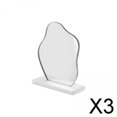 thumbnail image 1 of Espejo de tocador para casa de muñecas Baoblaze modelo de mesa 3 piezas, 1 of 8