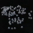 thumbnail image 3 of Farfi - 100 piezas de tapones de silicona transparentes para pendientes, tuercas de seguridad, 3 of 5
