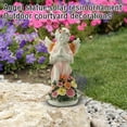 thumbnail image 4 of Glass Angel Figurines Sculpture Angel Ornaments With Detailed Feathered Angel Wings And Sitting Pose For Home Or Office Decor 01-as shown, 4 of 4