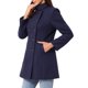 thumbnail image 4 of Abrigos de trench de invierno Inspire Chic para mujer, abrigo de doble botonadura con cuello de pie, talla XL, azul oscuro, 4 of 6