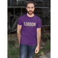 thumbnail image 2 of London Pale Yellow Ferris Wheel T-Shirt Men -Image by Shutterstock, Male XX-Large, 2 of 4