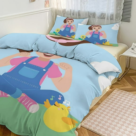 Ms Rachel 3-Piece Bedding Set Duvet Cover Pillow Shams Soft Pillowcases Quilts Covers