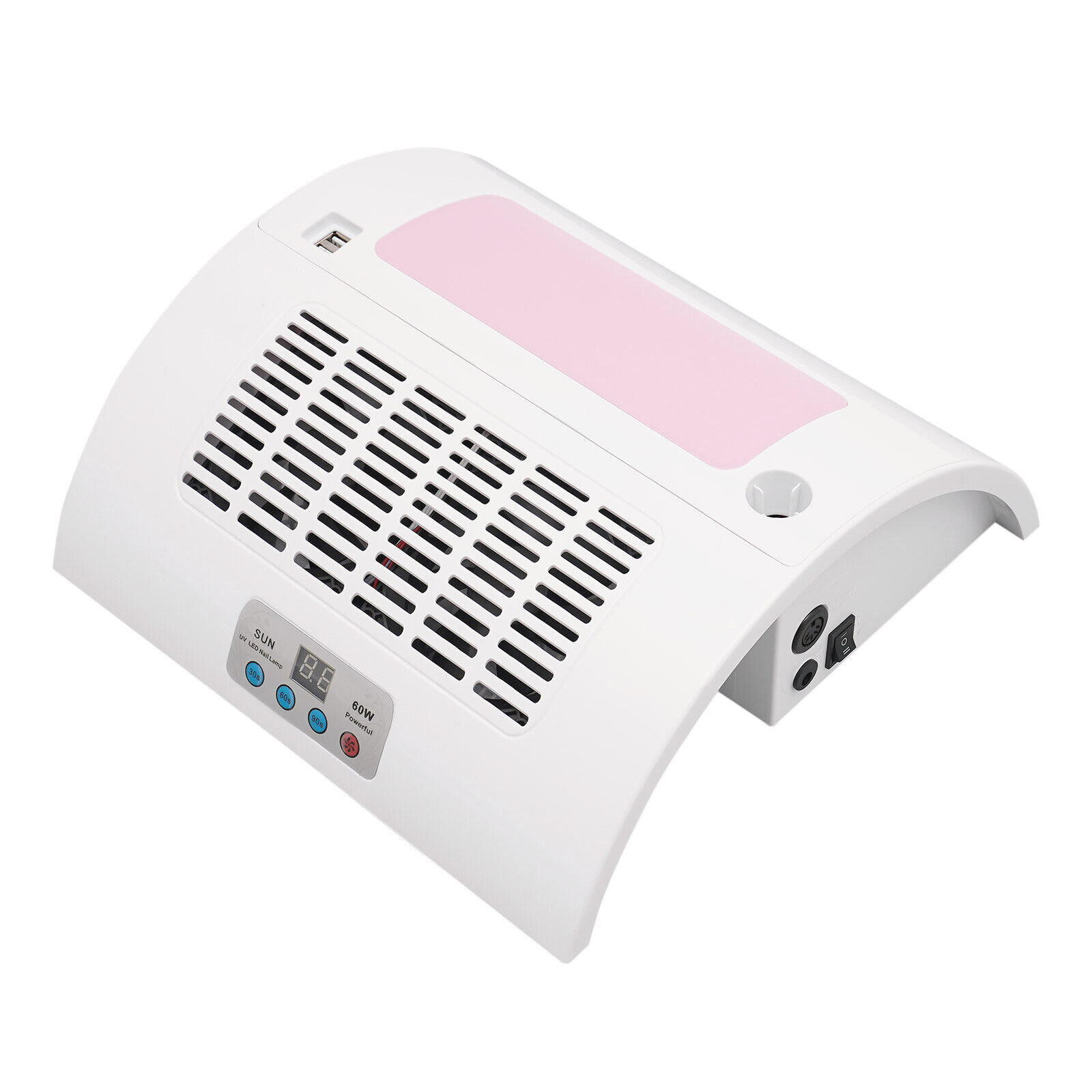 Electric Nail Dryer Led Lamp Uv Light Corded Nail Lamp Manicure 60w Led Light Pink