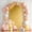 1m wide*2m high (6.6ft) without shelf, variant on Danolapsi Arch Backdrop Cover 6ft Arch Stretchy Backdrop Gradient Color Undersea Arched Stand Covers for Birthday Wedding Birthday Party Decoration