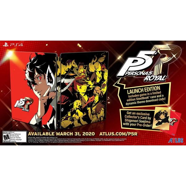 Persona 5 Royal SteelBook Launch Edition PlayStation 4 Walmart