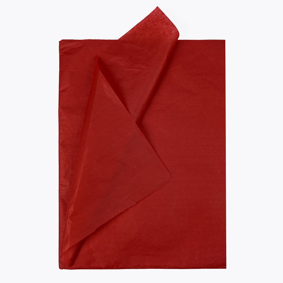WRAPAHOLIC Gift Wrapping Tissue Paper Red Tissue Paper for DIY Crafts