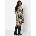 thumbnail image 5 of Rebdolls Women's Plus Cheetah Print Collared Button Down Mini Dress - Black - 2X, 5 of 5