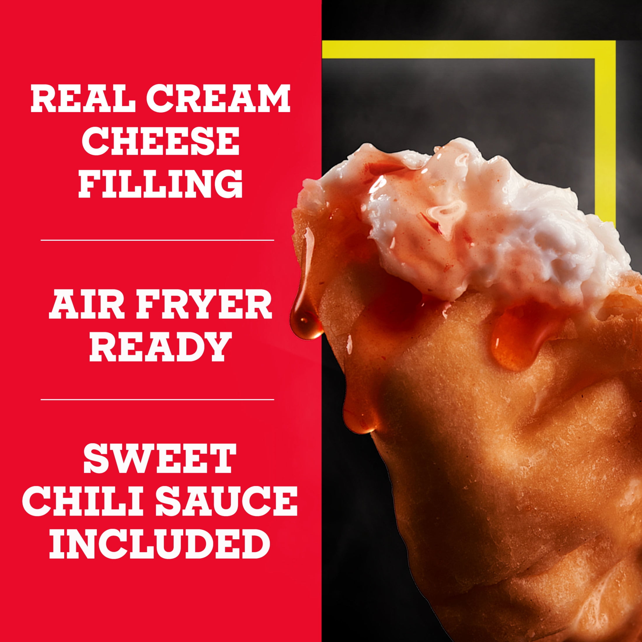 Pagoda Frozen Cream Cheese Wontons with Sweet Chili Sauce, 7.26 oz