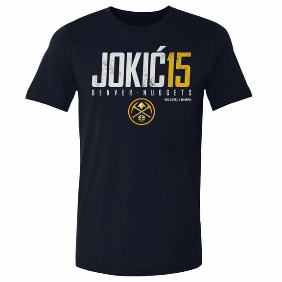 Men's 500 Level Nikola Joki- Navy Denver Nuggets Elite Player T-Shirt