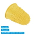 thumbnail image 4 of Protecciones de dedo de goma Uxcell, cubiertas de silicona para el pulgar, 10 unidades, tamaño grande, color amarillo, 4 of 5