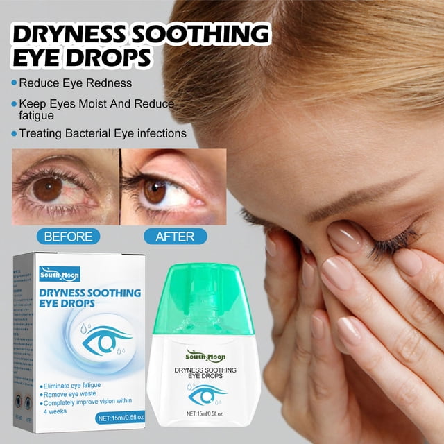15ml Gotas Ojos Secos Extracto Natural, Gotas Ojos Secos Y Calmantes, Elimina la Fatiga Ocular Y Elimina los Residuos Oculares (Buy 2 get 1 free)