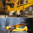 thumbnail image 4 of Handmade J3 Airplane Weathervane for Yard, Airplane, Metal Windmill, Outdoor Sculpture, Airplane Model (7"x7.9"), 4 of 9