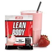 Labrada Nutrition Lean Body Nutrition Shake, Strawberry Ice Cream, 80 Count