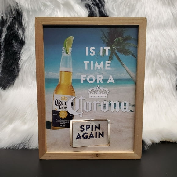 "Est-il Temps pour une Couronne" Cadre en Bois Oui Ou Tourne à Nouveau Décoration Maison