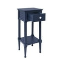 thumbnail image 5 of Home Square 3-Piece Set with Accent Table and 2 Side Tables in Navy, 5 of 21