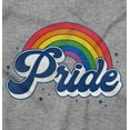 thumbnail image 5 of Cute Gay LGBT Pride Rainbow Sparkle Unisex Plus Size Graphic Tee Brisco Brands 5X, 5 of 6