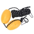 thumbnail image 2 of Kayak Floating Ball, Lightweight Compact Kayak Buoy, For Fishing Drift Double Ball White Black Rope, 2 of 8