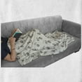 thumbnail image 6 of Motorcycle Soft Flannel Fleece Throw Blanket, Doodle Bikes Kids Cartoon Arrangement Hand Drawn Illustration, Cozy Plush for Indoor and Outdoor Use, 70" x 90", Charcoal Grey Eggshell, by Ambesonne, 6 of 6