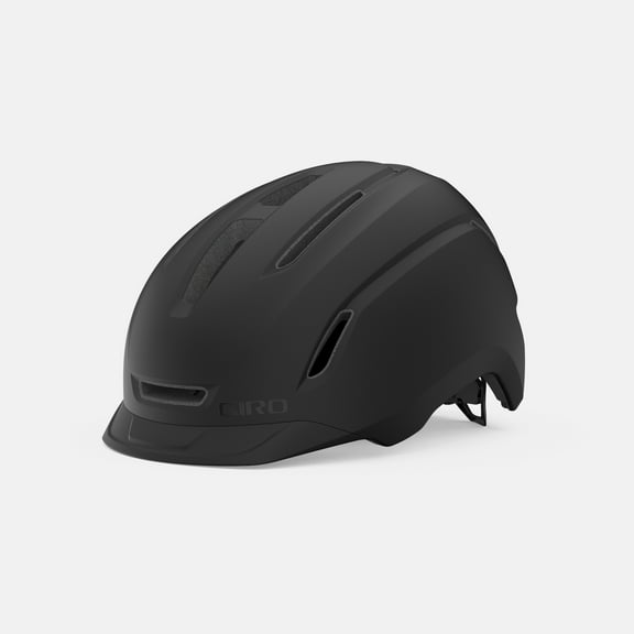 Giro Caden II Adult Urban Bike Helmet, Matte Black, Size M (55–59 cm)