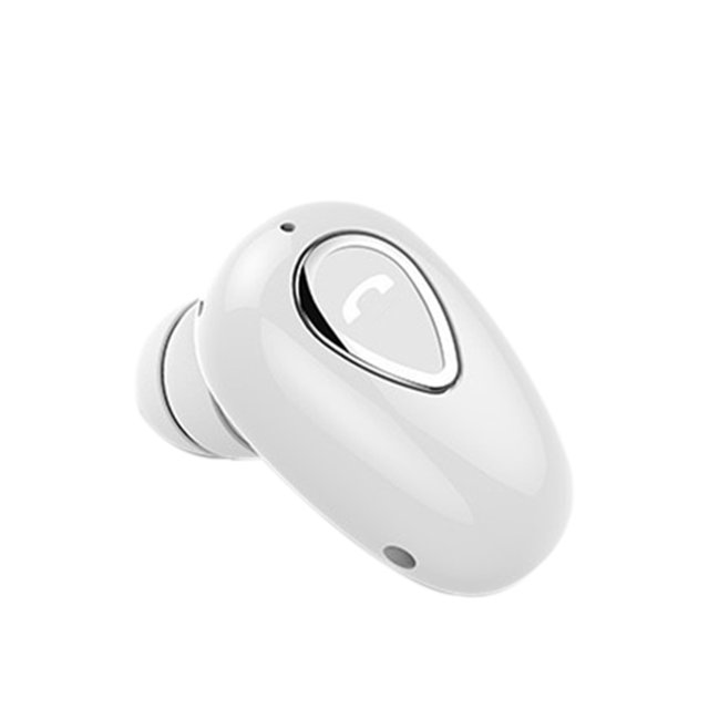 Moyic Mini true wireless 4.1 Invisible Wireless Earbud In-Ear Earphone Auriculares Cables de audio/vídeo blanco 15 mm