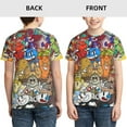 thumbnail image 3 of Cuphead Game Youth Unisex T-Shirt Crewneck Short Sleeve Double-Sided Print Tee Shirts Top For Boys Girls Kid Teen X-Small, 3 of 6