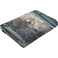 thumbnail image 6 of Wolf Throw Blanket Wolf Dream Catcher Blanket Ultra Plush Boho Wolves Fleece Blanket Gifts for Kids Adults Animal Super Soft Queen Size Fleece Blanket for Couch Bed Sofa 80"X60", 6 of 6
