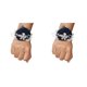 thumbnail image 2 of Monstrate Ramillete de muñeca de rosa ligero Accesorio elegante y femenino Ramillete de muñeca de rosa de satén hecho a mano N2 azul marino N2 azul marino 2Conjunto, 2 of 6