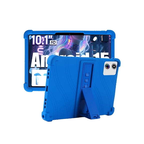 Silicone Case for AEEZOA1010.1 inch, Soft Flexible Shockproof Protective Tablet Cover, Anti-Scratch & Lightweight Slim Design-Blue