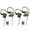 Black+Black, variant on Wired Gaming Earbuds, Ak3file in Ear Monitors, Deep Bass Sound Wired Earbuds, HiFi in Ear Headphones with 1DD 10mm Dynamic Driver, IEM for Music Gaming Video Calling (Purple)