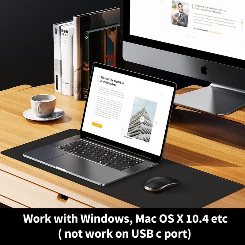 2.4G USB Wireless Mouse Mute Office Protable Mini Silent Click Mice For Macbook Laptop Pc Computer Notobook
