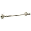 Delta Windemere Brushed Nickel Silver Towel Bar 18 in. L Die Cast Zinc