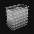 thumbnail image 3 of 6 Pack Commercial Food Pans with Lids Hotel Buffet Restuarant Food Storage Pan, 3 of 38
