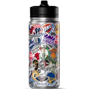 Hydrapeak x NBA Officially Licensed All Team Sticker Print 20 oz Insulated Water Bottle with Straw Lid and Handle (Current)