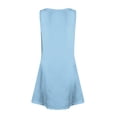 thumbnail image 5 of Girls Summer Sleeveless Dress Kid Princess Flower Beach Sundress for Girls Size 7-8, 5 of 6