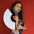 thumbnail image 2 of Dancing Light Fan LED Performance Fan Folding Handheld Fan for Music Festival, 2 of 8