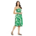 thumbnail image 3 of Oussum Robe Tube Courte pour Femmes Sans Manches, Robes d'Été, Vert, 3 of 7