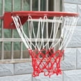 thumbnail image 3 of 2Pcs Basketball Net Professional Durable Standard Wear-resistant Rainproof Sunscreen Nylon Red White Blue Tri-Color Basketball Hoop Net for Playgrounds, 3 of 8